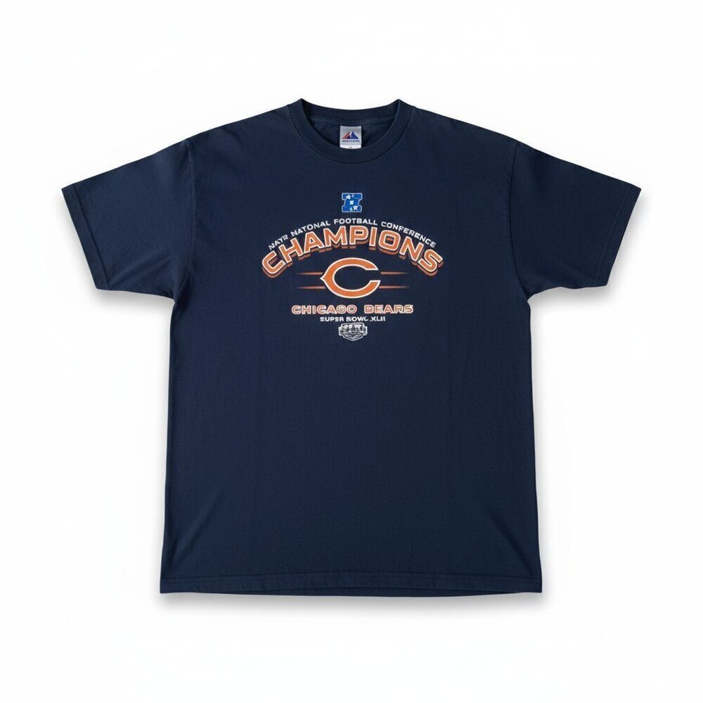 Chicago Bears NFC Champions T-Shirt Size L NFL Football 2006 - Picture 1 of 6